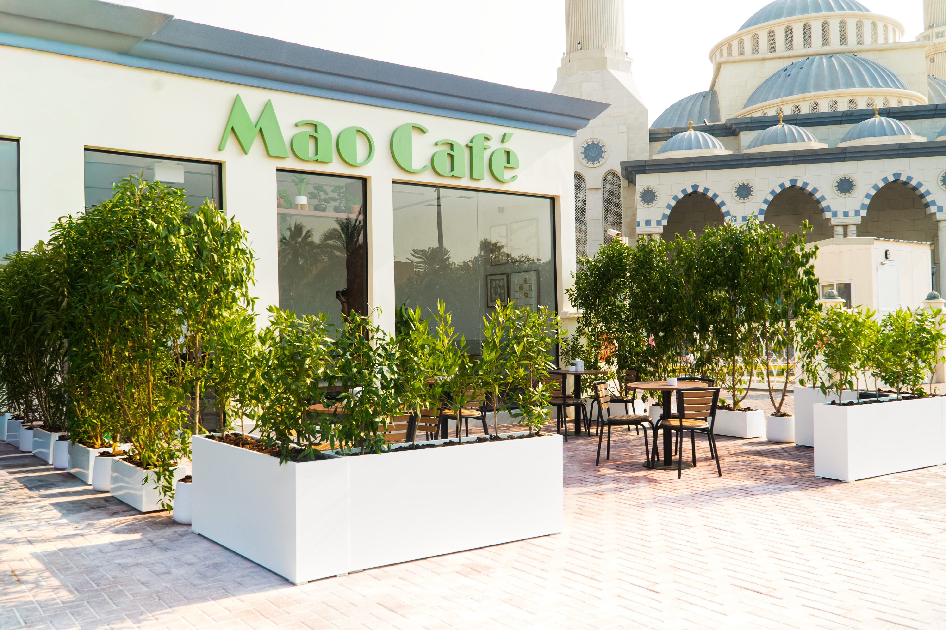 The Mao Café exterior in Al Safa